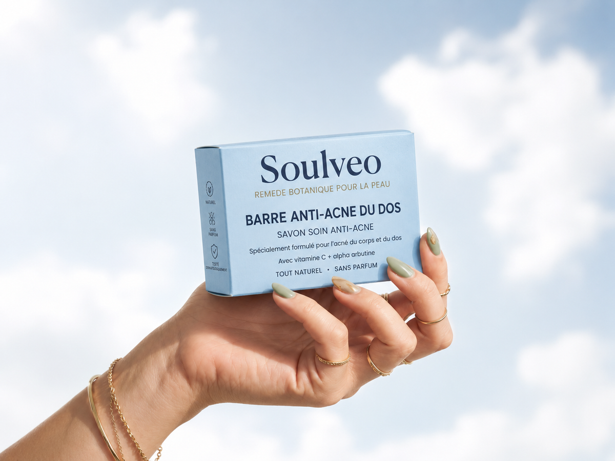 Savon purifiant SoulVeo pour le dos et le corps